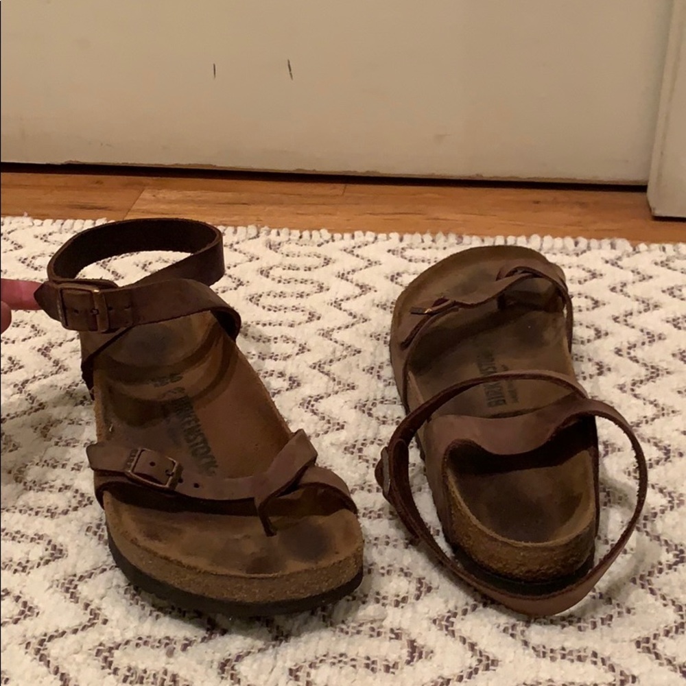Birkenstock’s with ankle strap